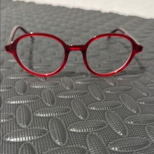 Stylish Red Round Glasses